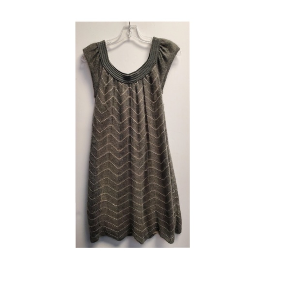 IISLI Sweater Dress with Scallop Hem Line - Picture 2 of 2